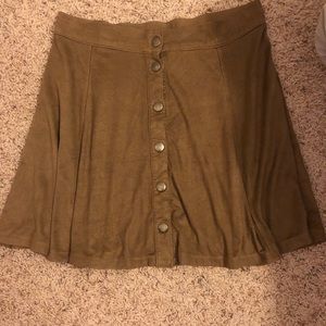 Faux suede swing skirt! So adorable!!!